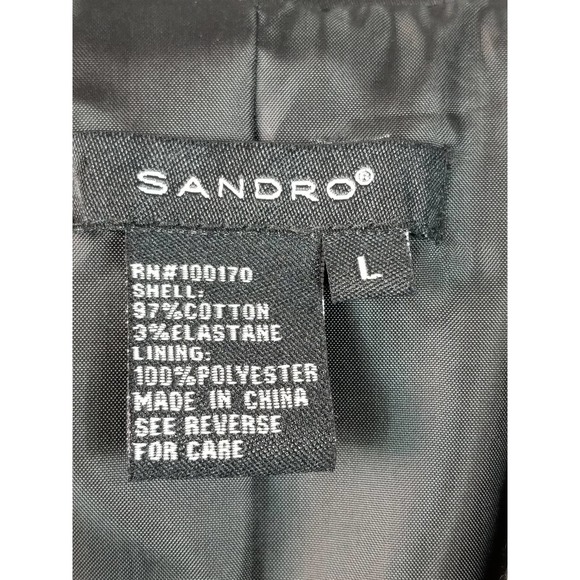 SANDRO Classic Black Stretch Blazer - Picture 5 of 5